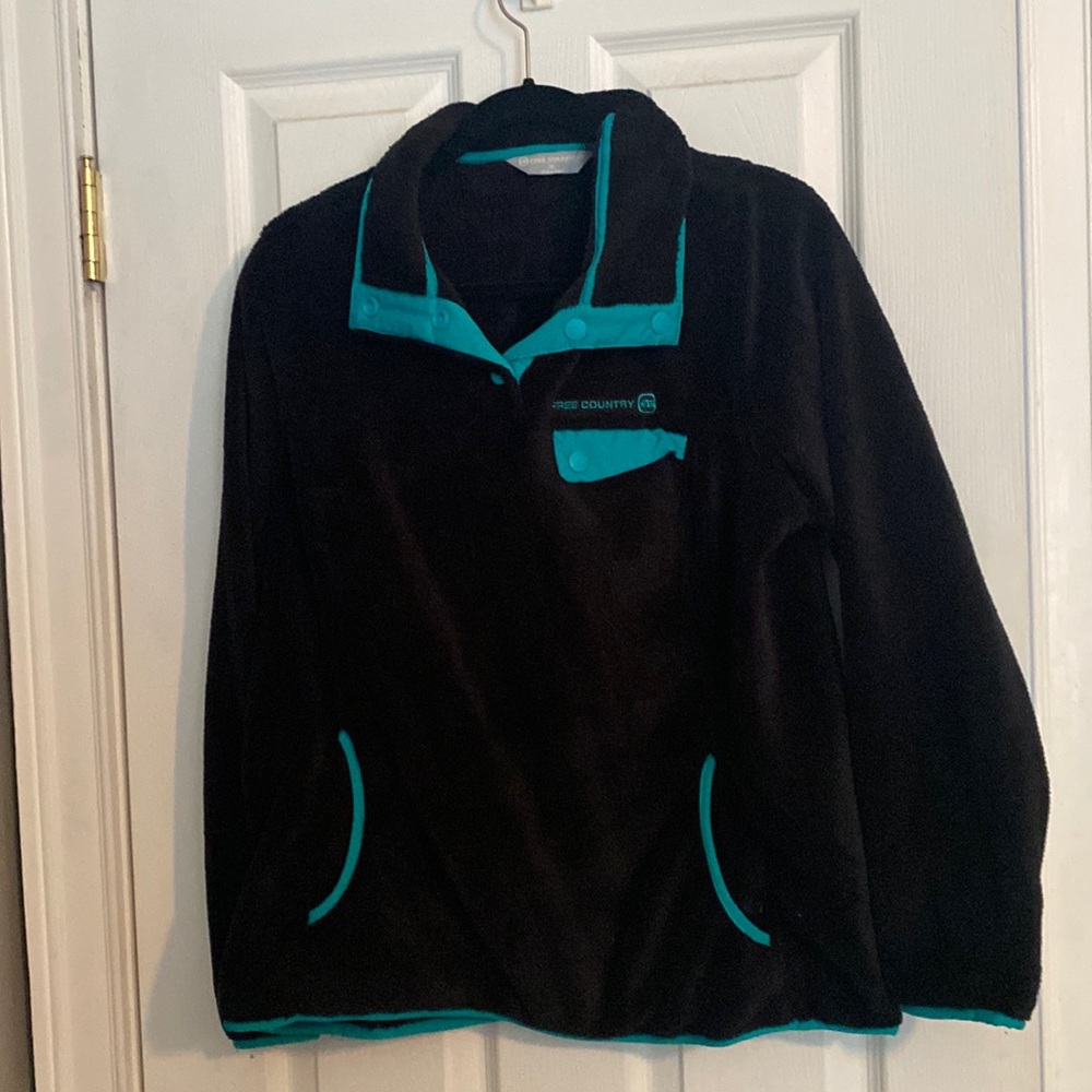 Free Country ladies fleece snap-front pullover